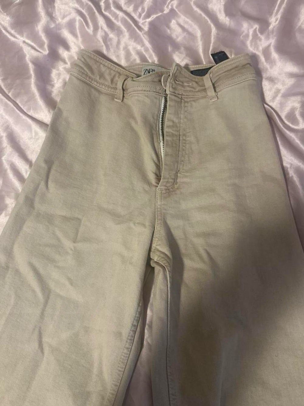 Zara womens Light Beige Chinos